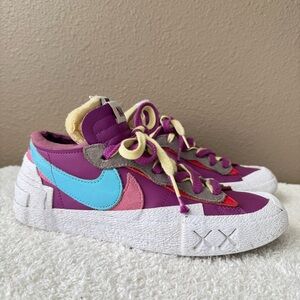 Nike X Sacai X Kaws Blazer Low Purple Dusk 6.5